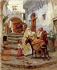 Frederick Arthur Bridgman The Orange Seller painting